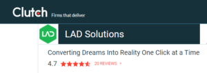 SEO Game Changer on Clutch - LAD Solutions