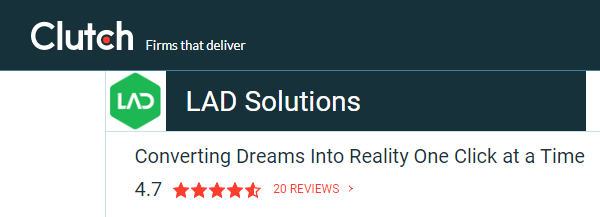SEO Game Changer on Clutch - LAD Solutions